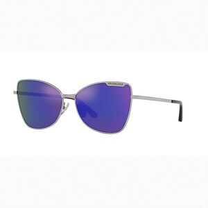 A0026Z Balenciaga BB0278S L (60 - 16) with Violet lenses and Silver frame